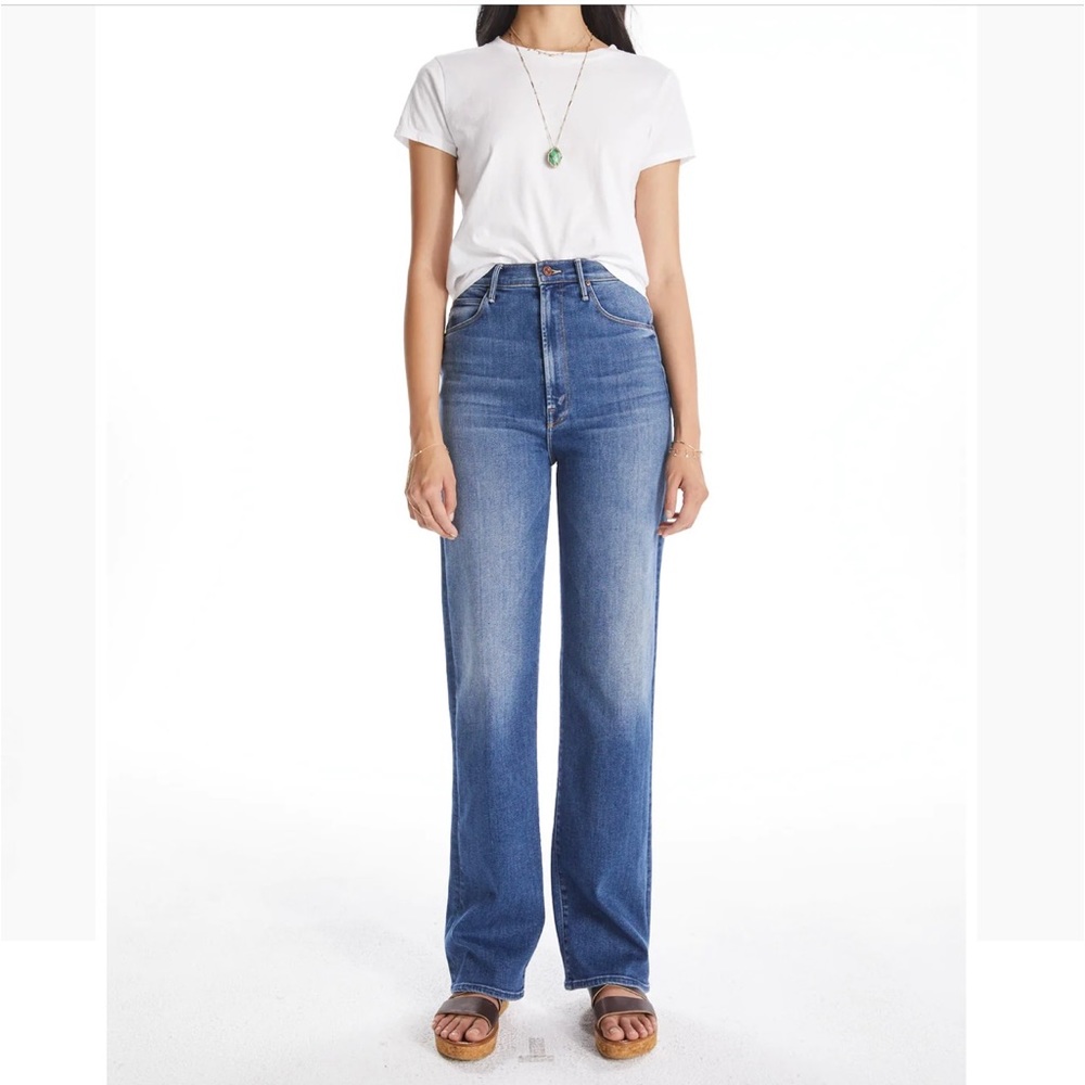 MOTHER high waisted tunnel vision snack denim.